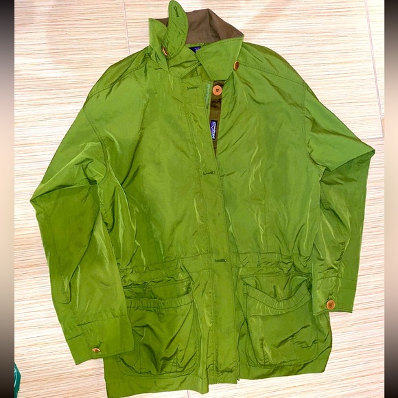 Patagonia Green Nylon Top Coat